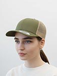 Бейсболка FLEXFIT арт. 6606T (оливковый / бежевый)